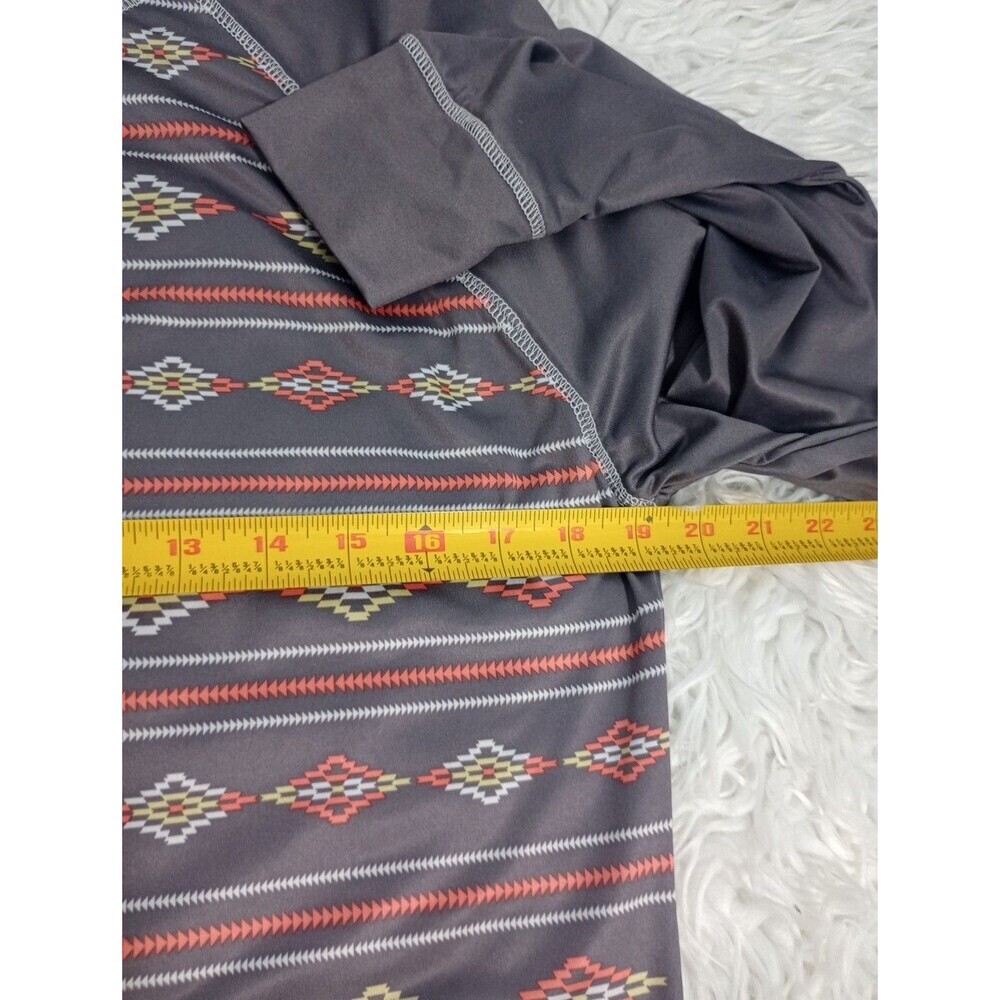 Cruel Gray Long Sleeve Top Womens XL  Western - Picture 4 of 7